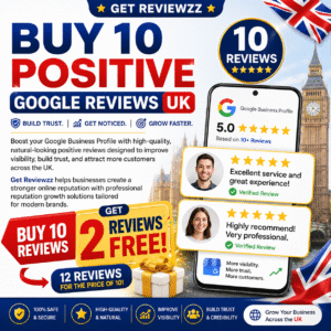 Buy 10 Positive Google Reviews UK